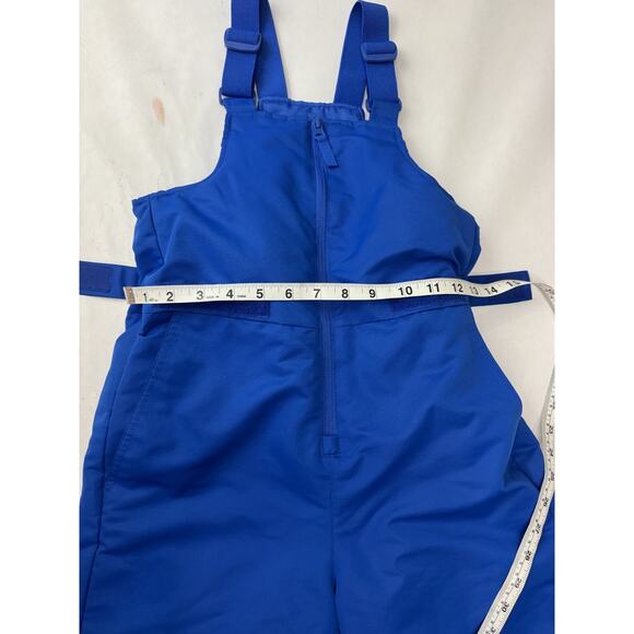 Swiss Tech Snow Ski Suit Bib Overalls Pants Blue Adjustable Waist Kids Medium 8 - Picture 5 of 12